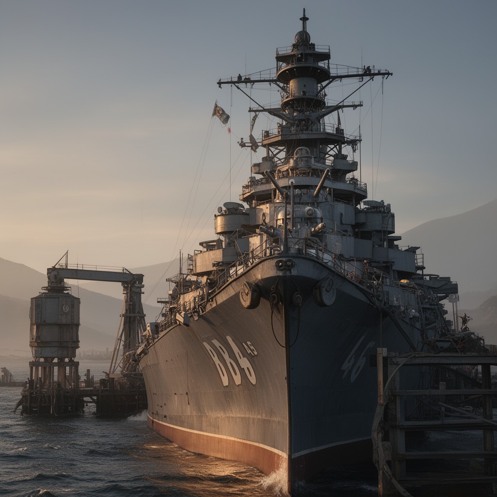 AI-generated illustration of BB-46