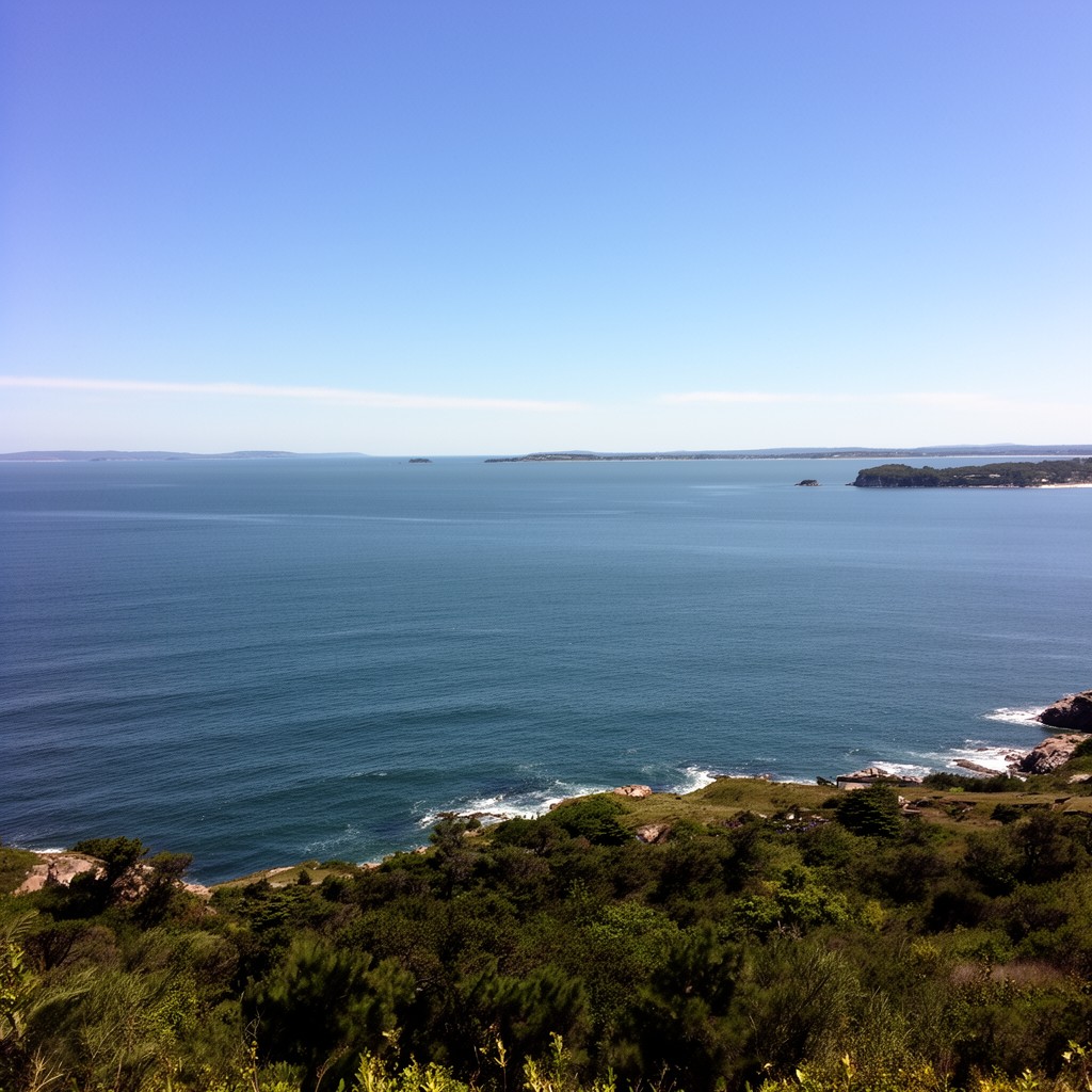 AI-generated illustration of Atlantic Ocean proper by Martha's Vineyard