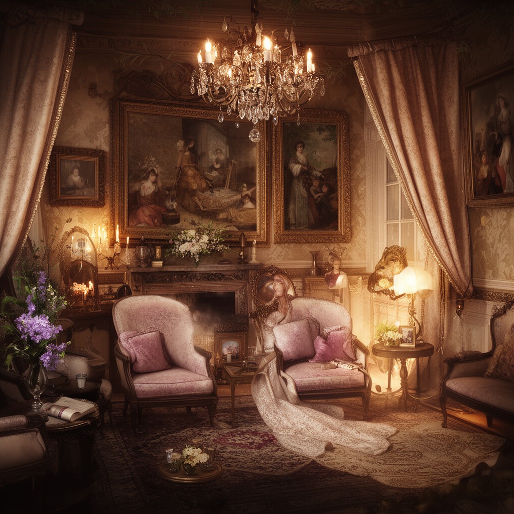 AI-generated illustration of Victorian aesthetics