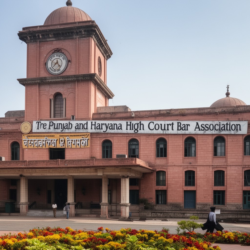 AI-generated illustration of Punjab and Haryana High Court Bar Association