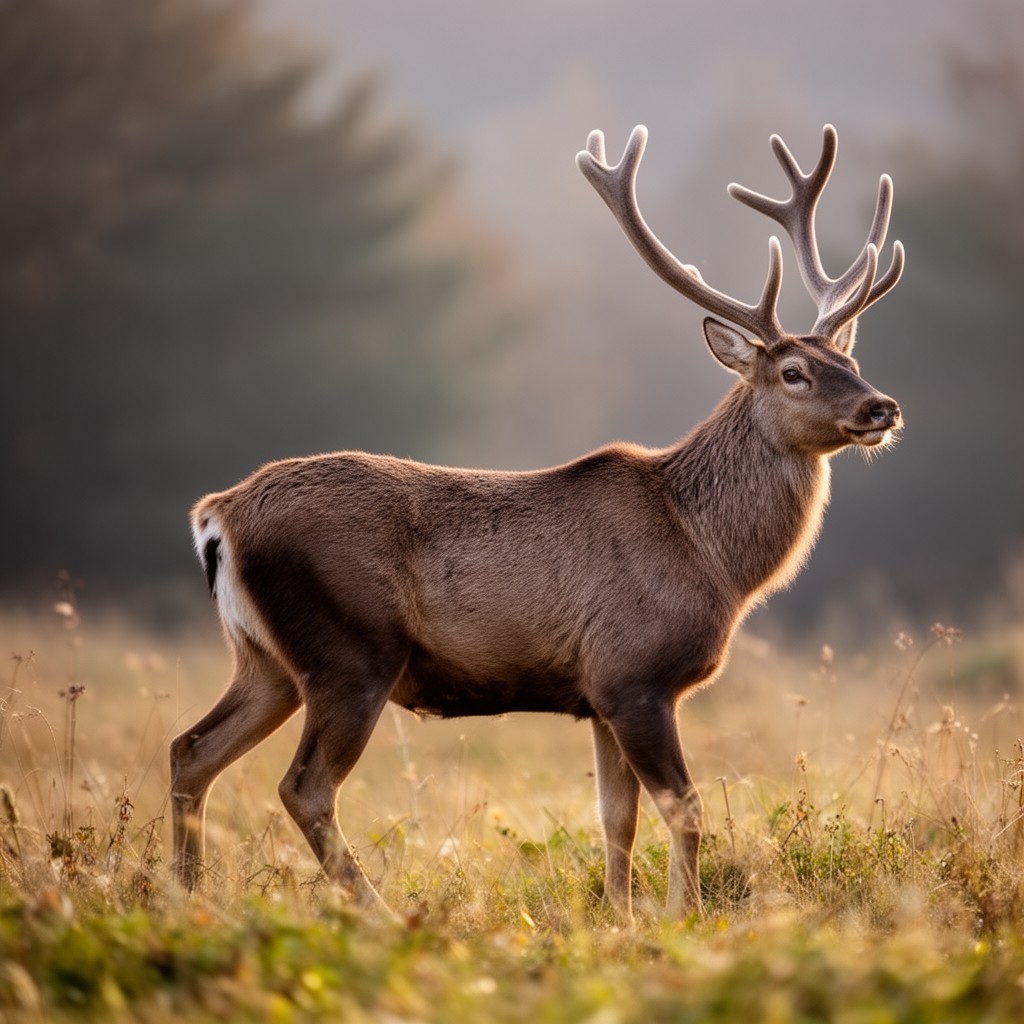 AI-generated illustration of Cervidae