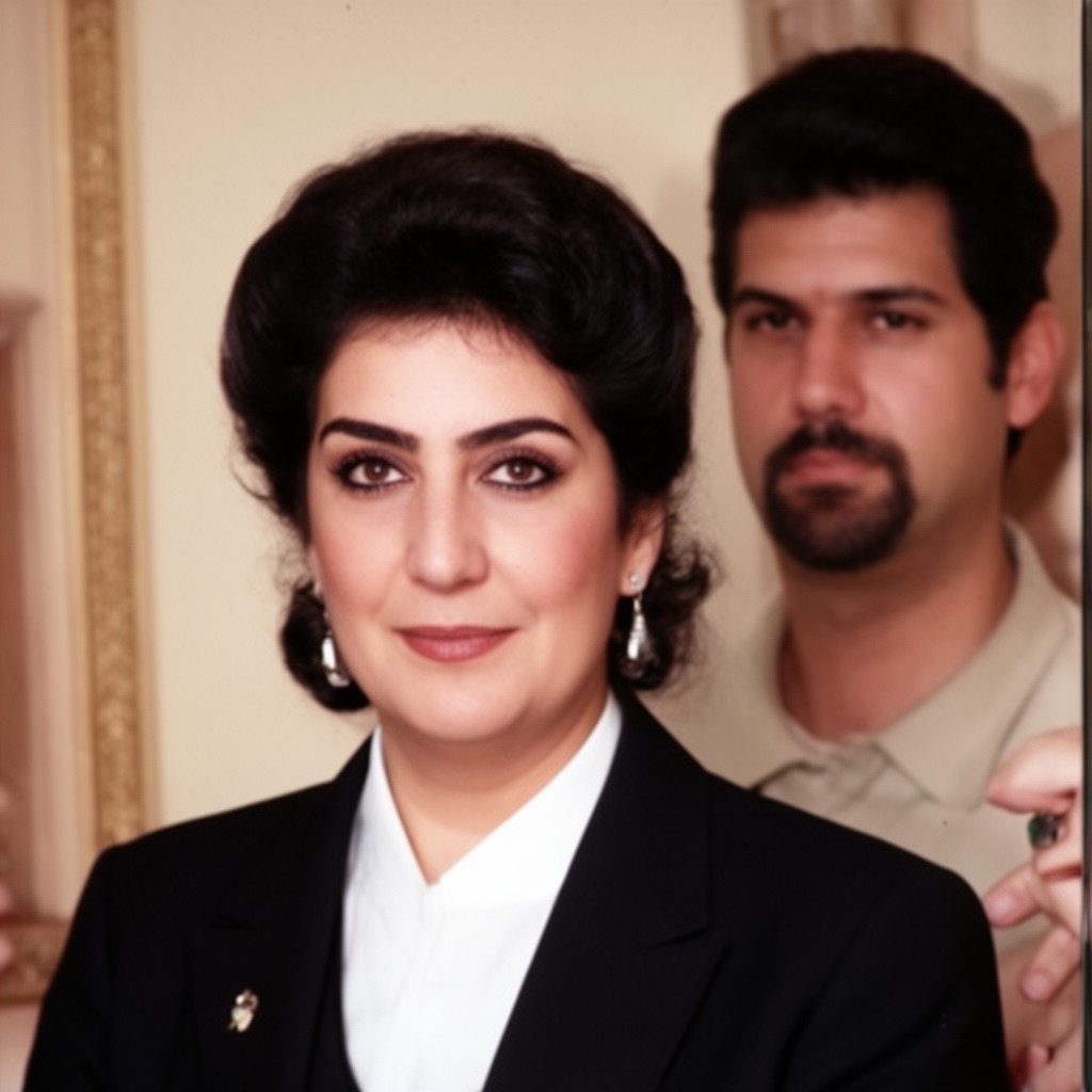 AI-generated illustration of Sajida Talfah