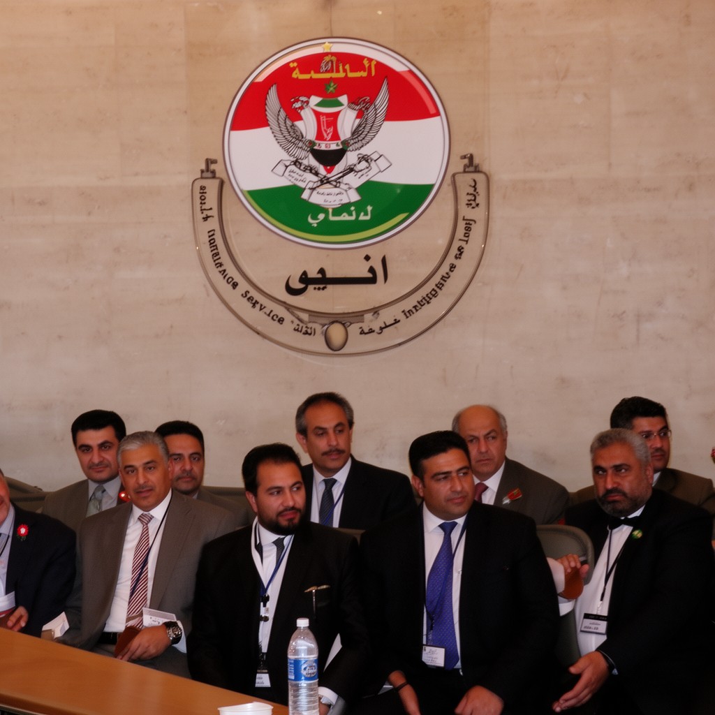 AI-generated illustration of Iraqi Intelligence Service