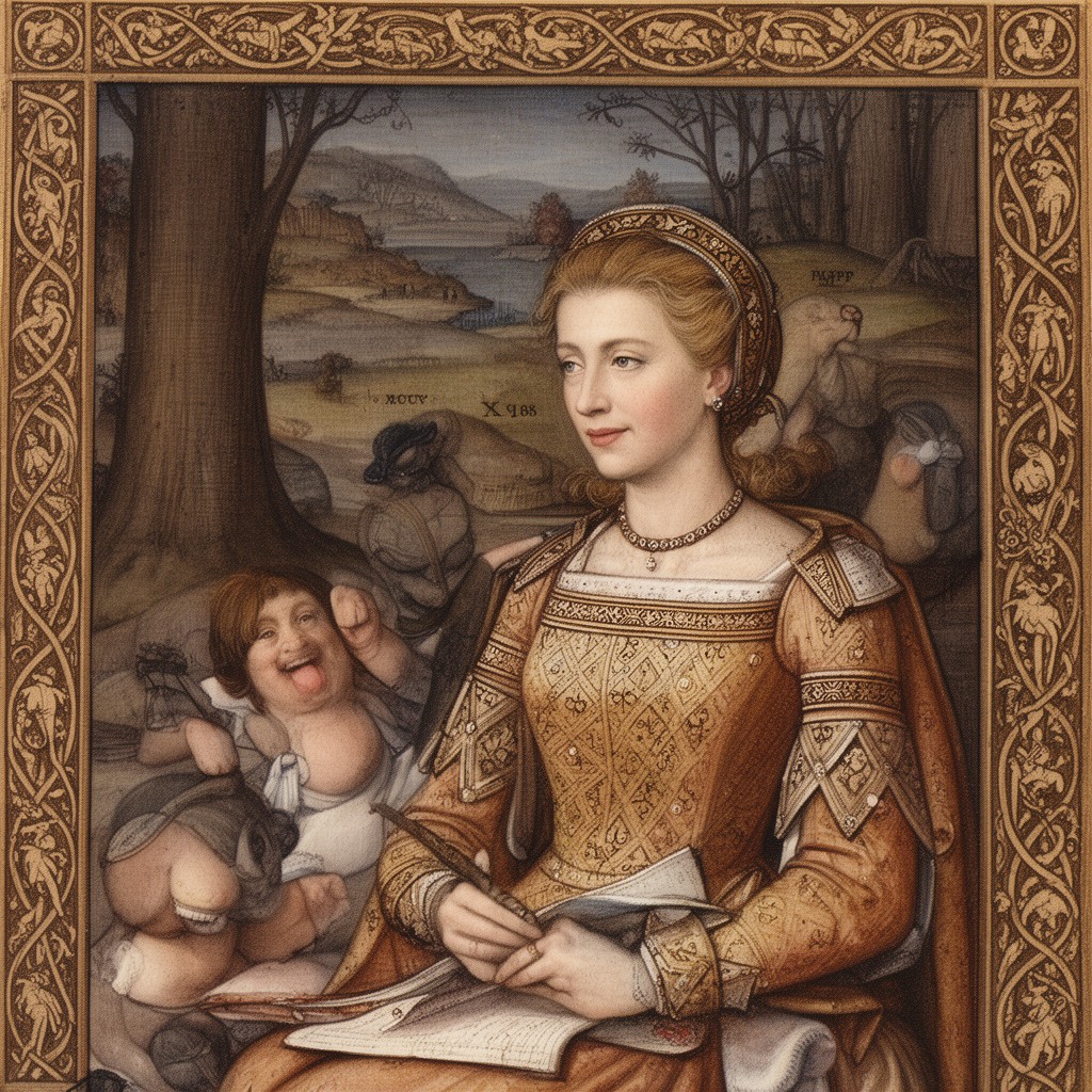AI-generated illustration of Eleanor of England, Countess of Bar