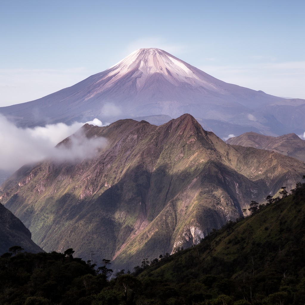 AI-generated illustration of Cordillera Occidental