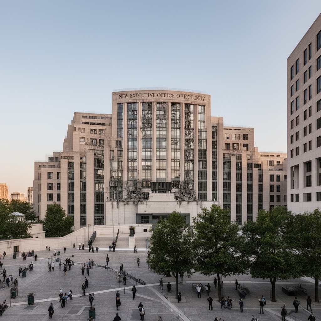 AI-generated illustration of New Executive Office Building
