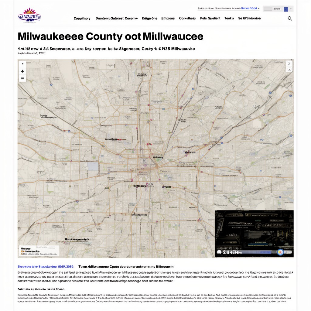 AI-generated illustration of Milwaukee County