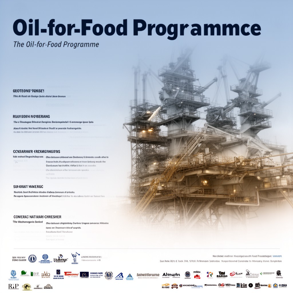 AI-generated illustration of Oil-for-Food Programme