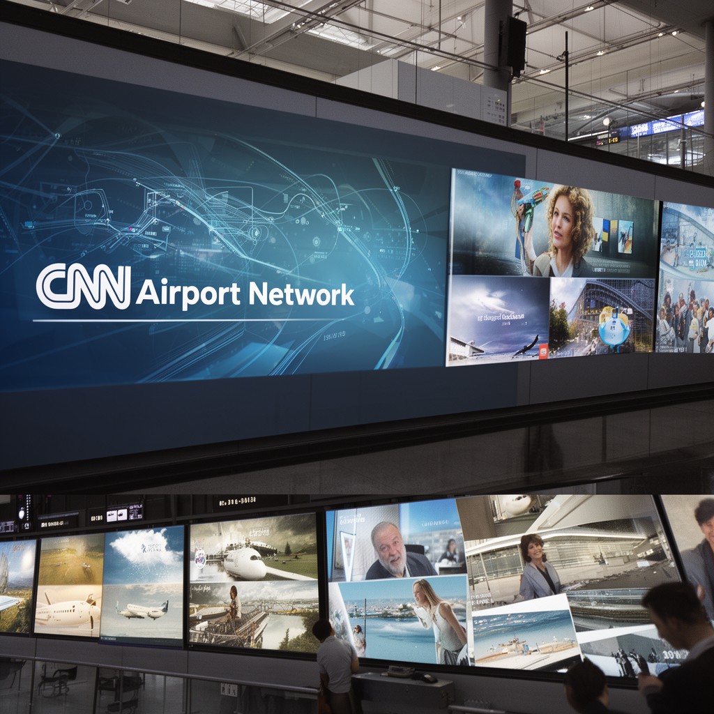 AI-generated illustration of CNN Airport Network