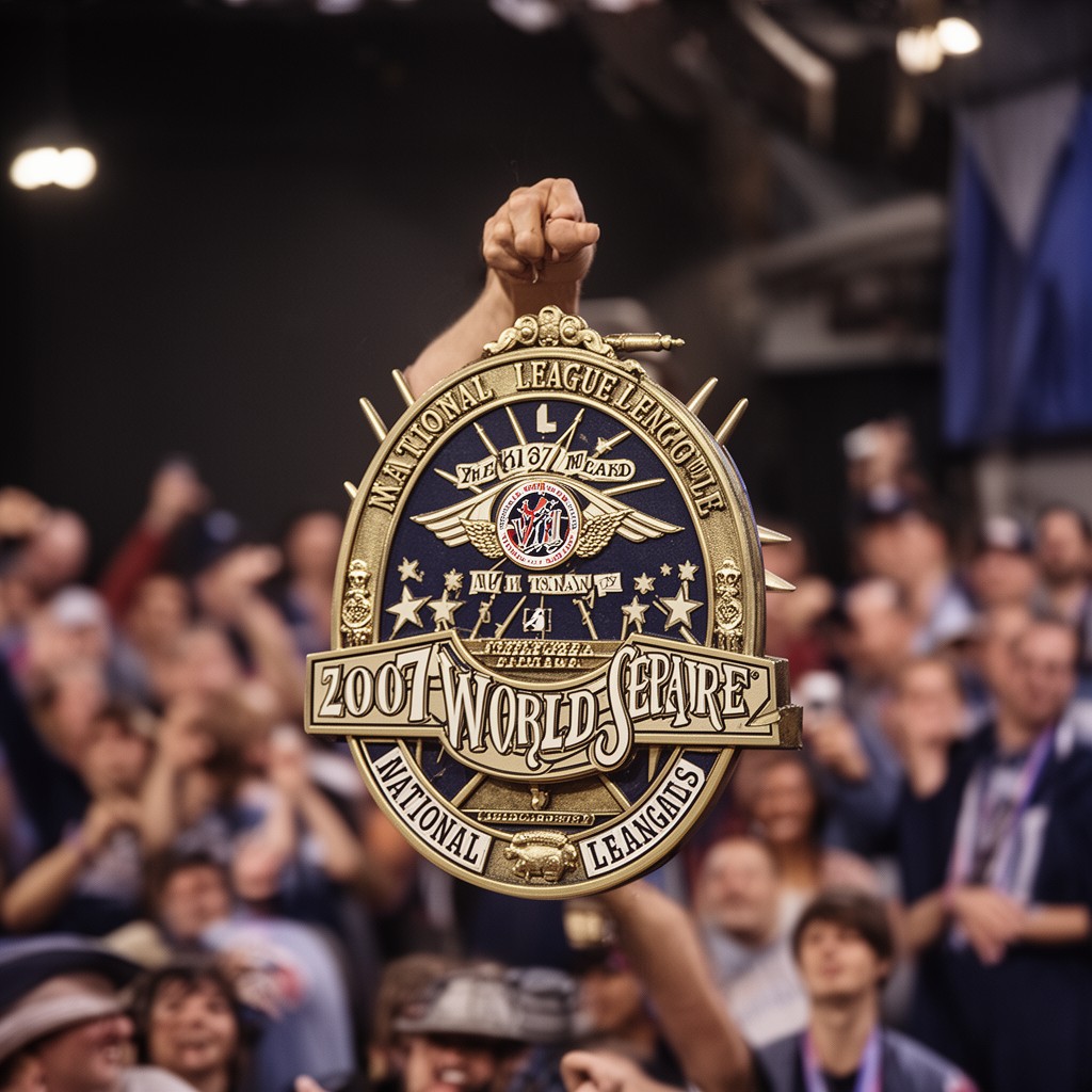 AI-generated illustration of 2007 National League pennant