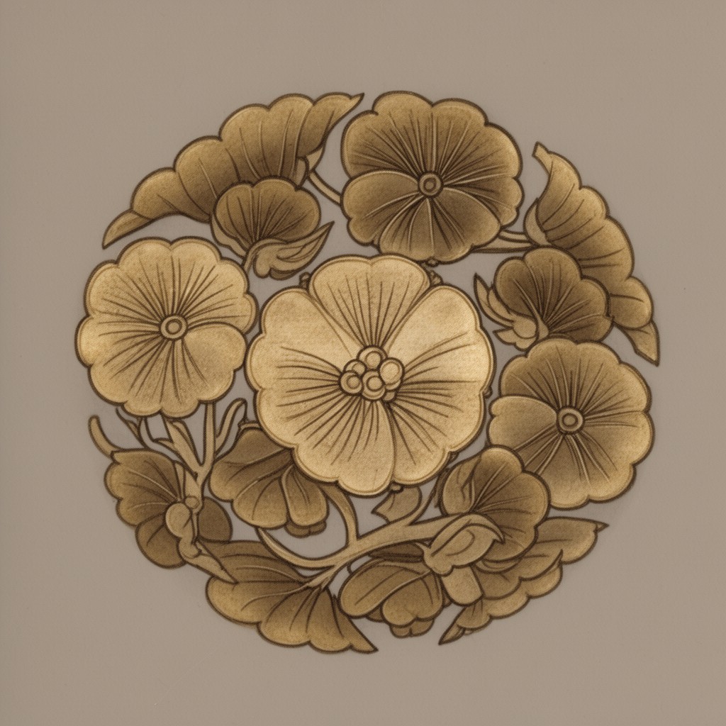 AI-generated illustration of Paulownia Crest