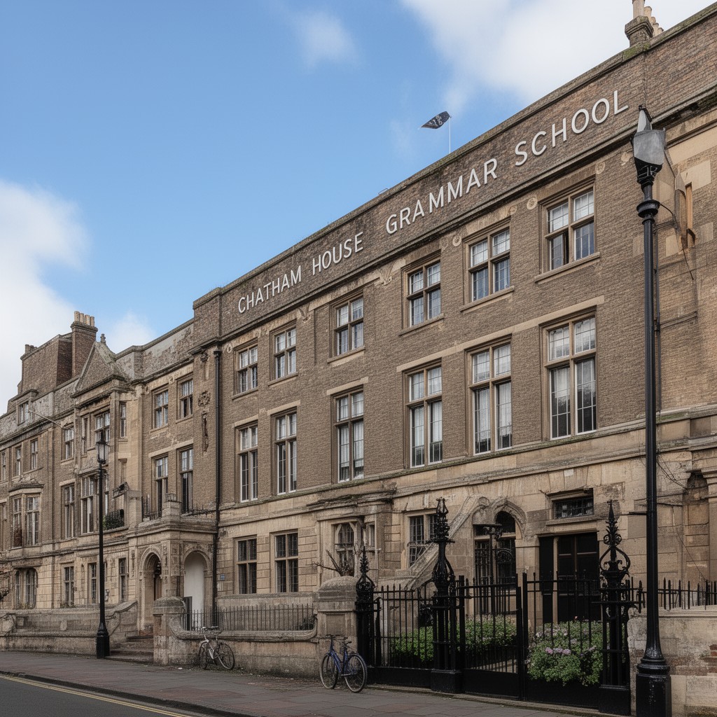 AI-generated illustration of Chatham House Grammar School