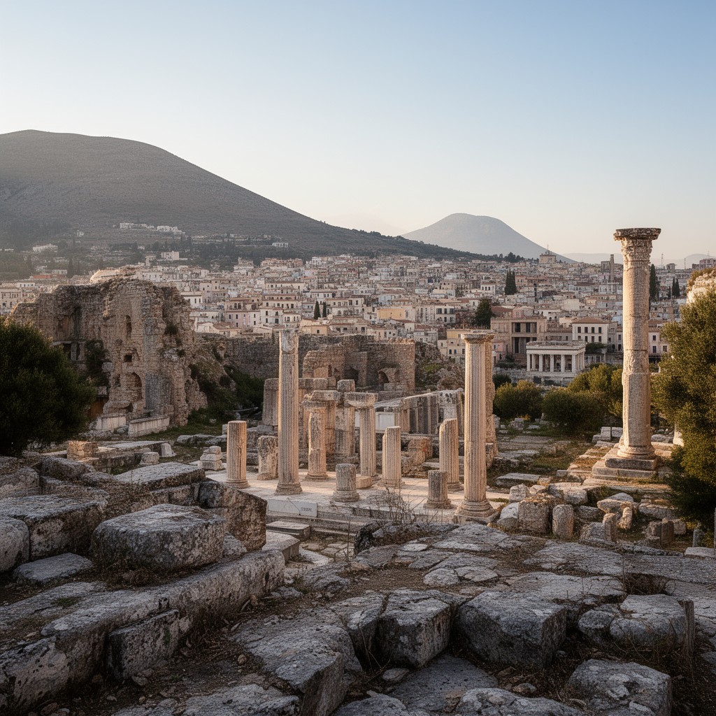 AI-generated illustration of Corinth