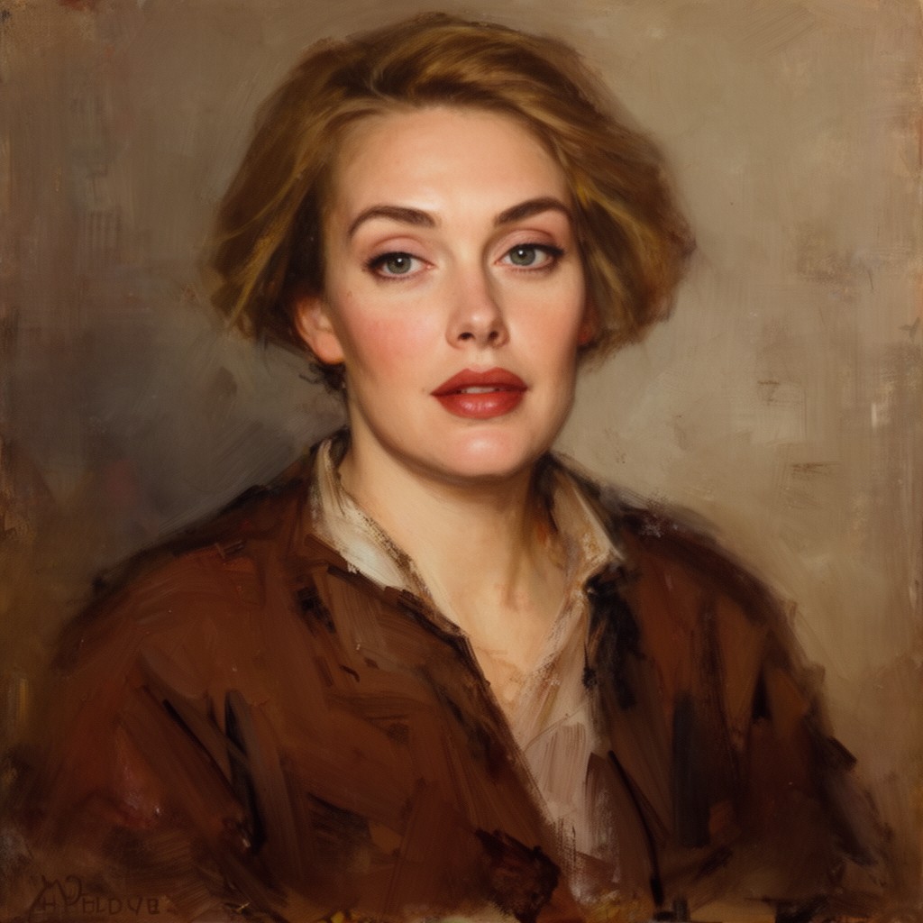 AI-generated illustration of Adele Morales