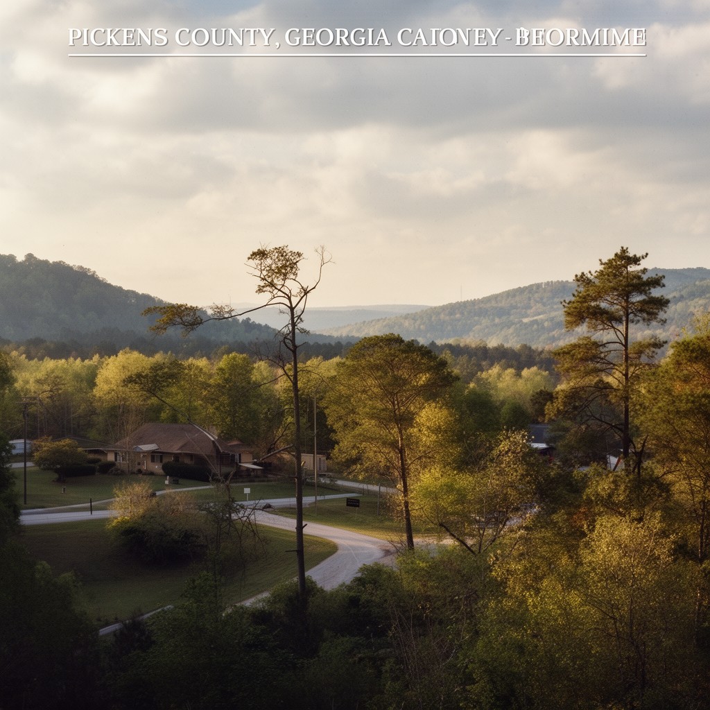 AI-generated illustration of Pickens County, Georgia