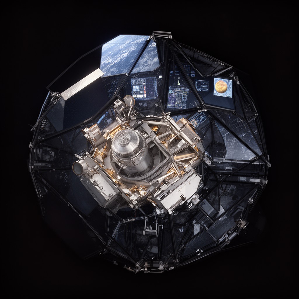 AI-generated illustration of Near Infrared Imager and Slitless Spectrograph