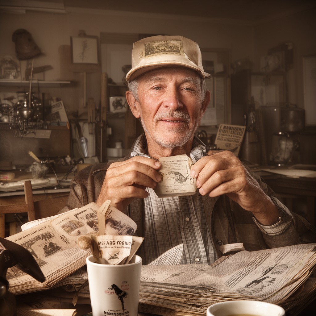 AI-generated illustration of Patrick Hemingway