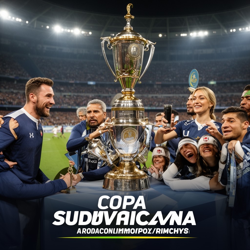 AI-generated illustration of Copa Sudamericana