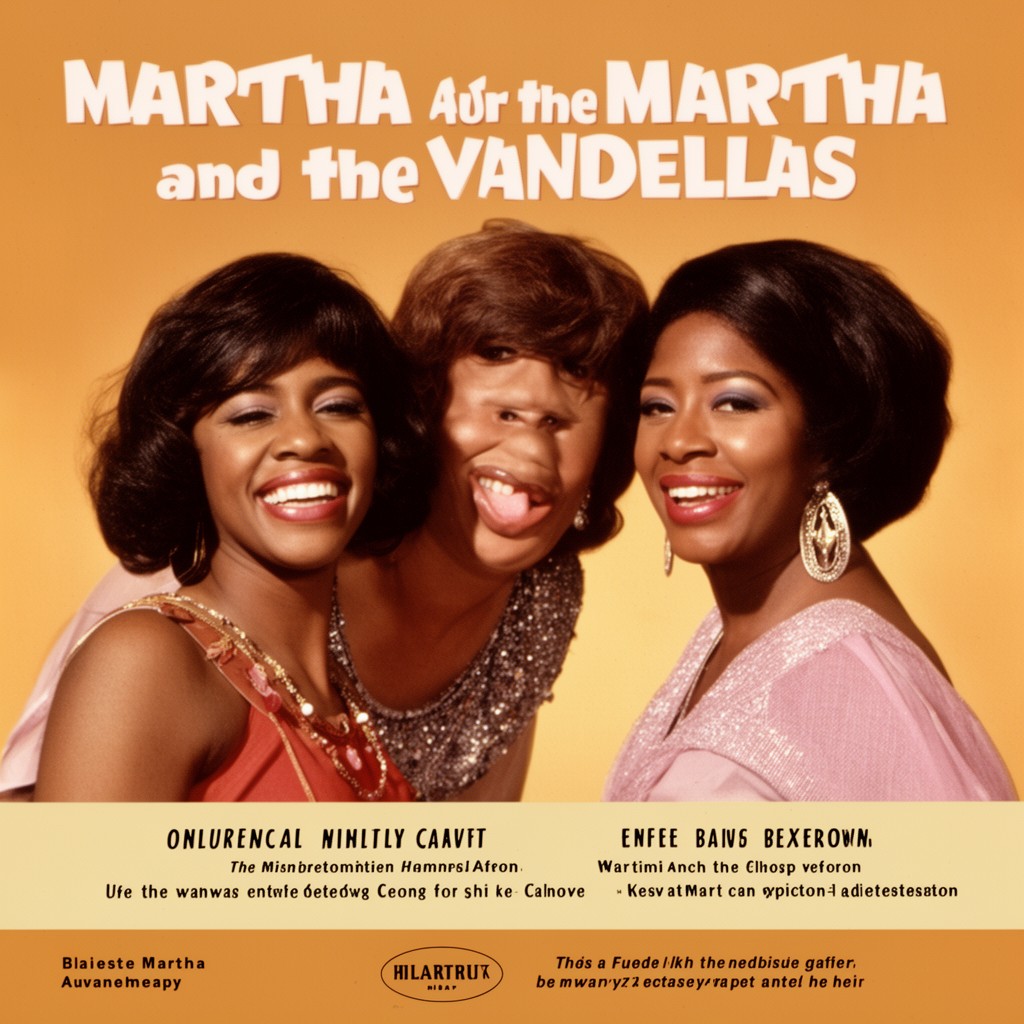 AI-generated illustration of Martha and the Vandellas