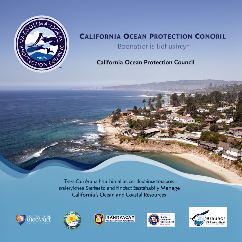 AI-generated illustration of California Ocean Protection Council