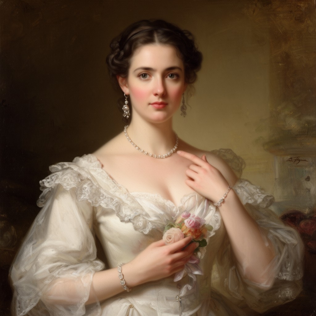 AI-generated illustration of Hortense de Beauharnais