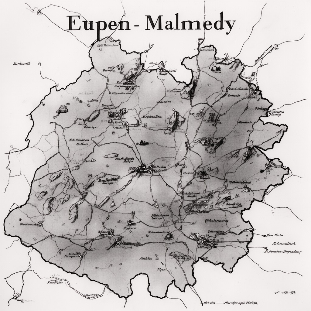 AI-generated illustration of Eupen-Malmedy region