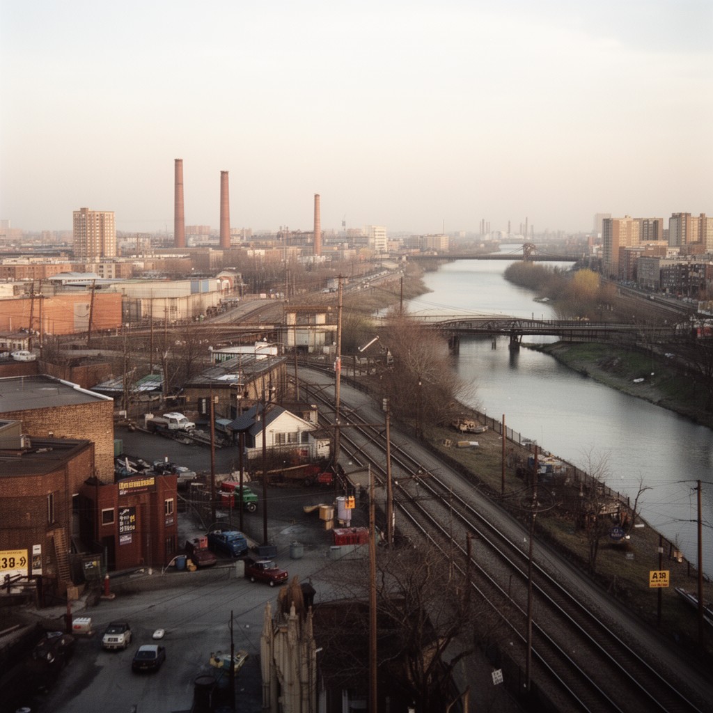 AI-generated illustration of Hegewisch, Chicago