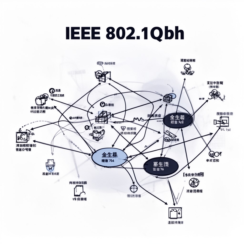 AI-generated illustration of IEEE 802.1Qbh