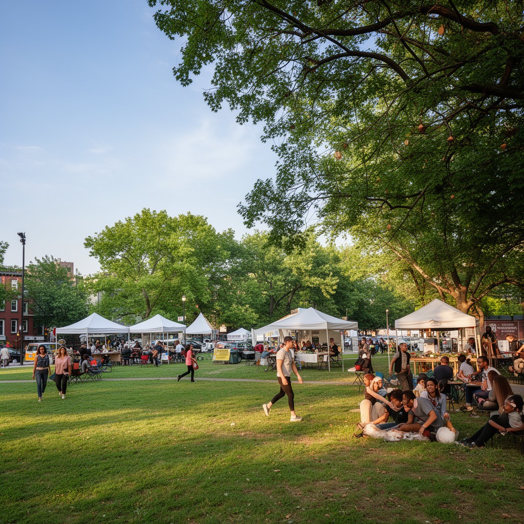 AI-generated illustration of Clark Park