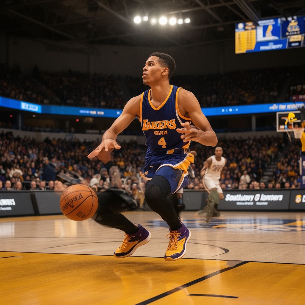 AI-generated illustration of South Bay Lakers
