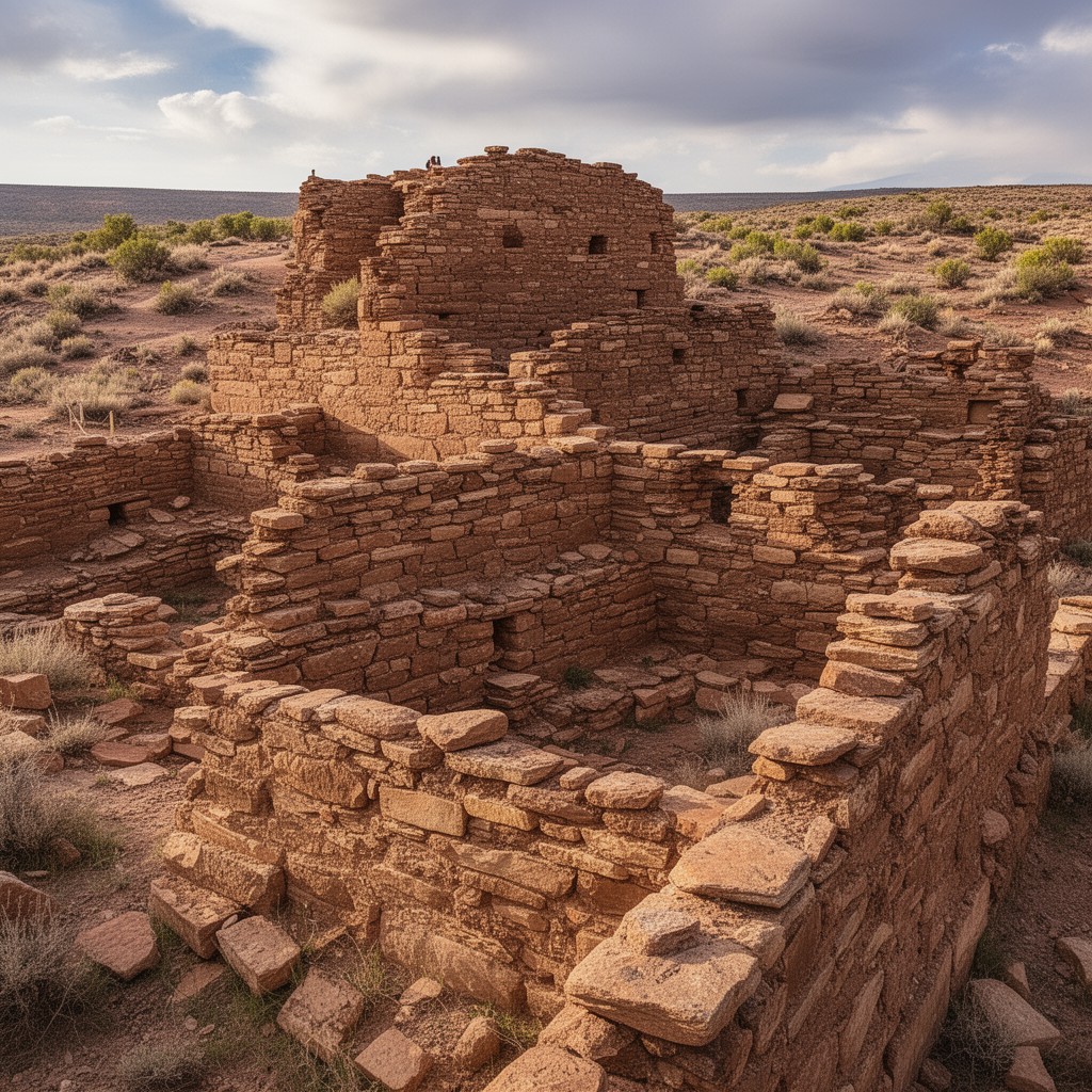 AI-generated illustration of Chaco Culture National Historical Park