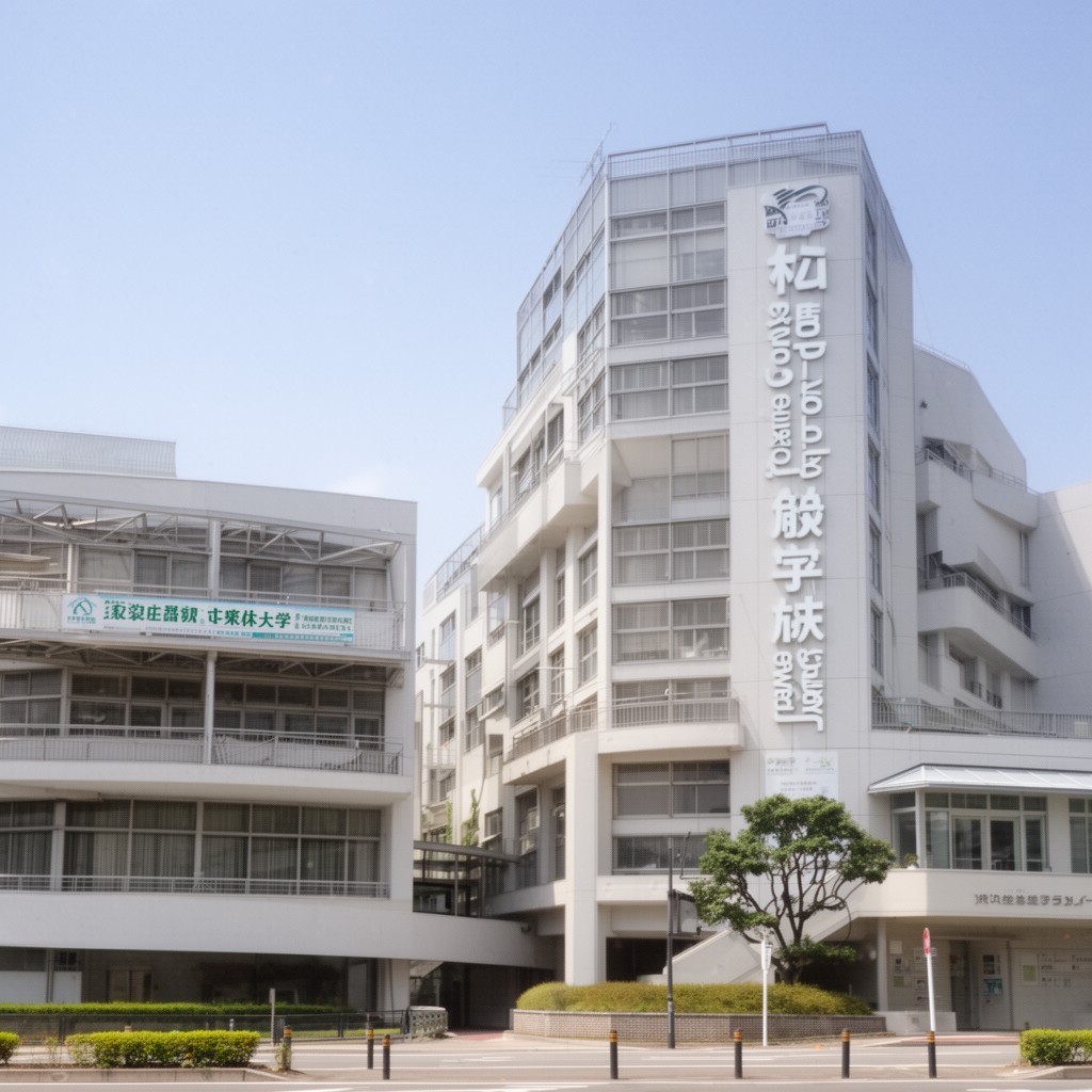 AI-generated illustration of Osaka Dental University