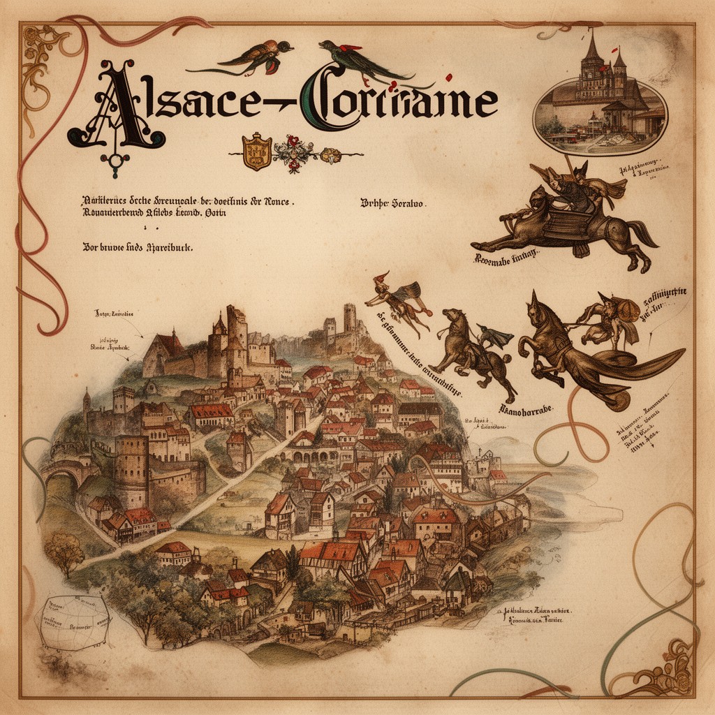 AI-generated illustration of Alsace-Lorraine