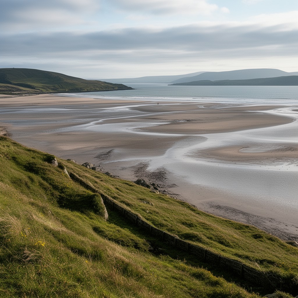 AI-generated illustration of Traeth Mawr