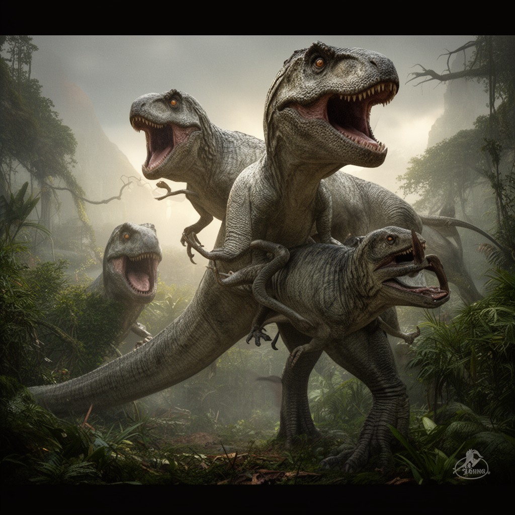 AI-generated illustration of Jurassic