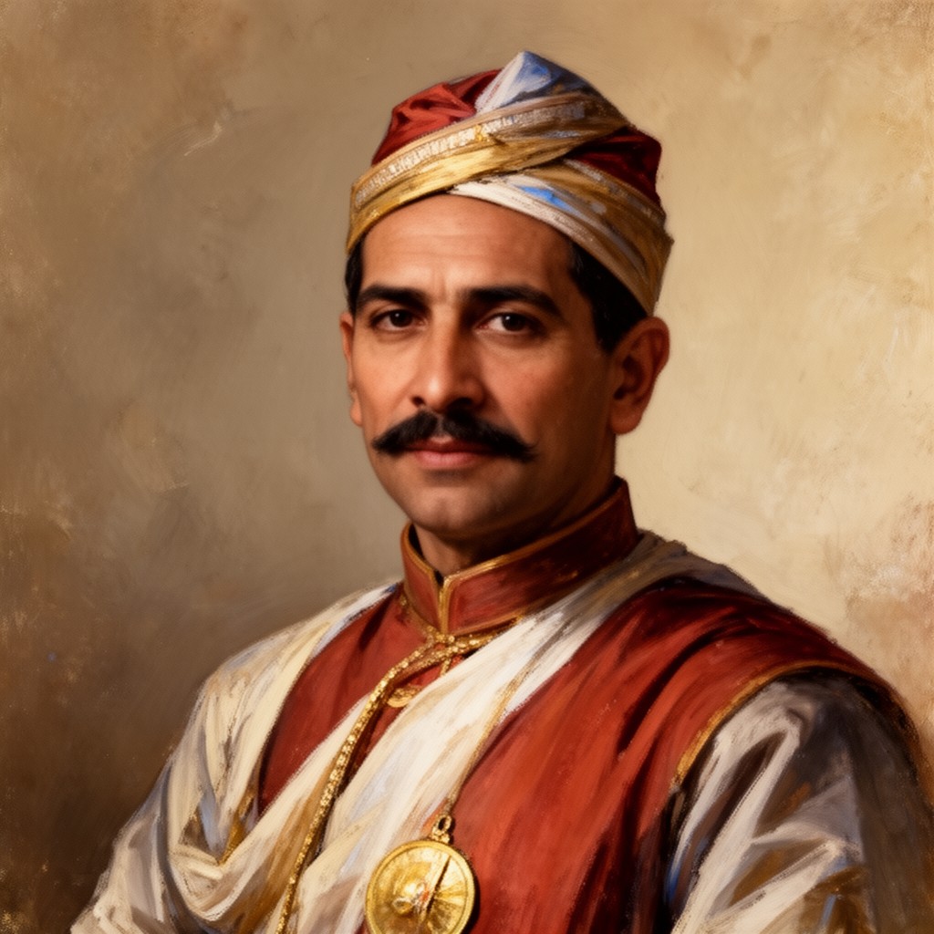 AI-generated illustration of Yashwantrao Holkar