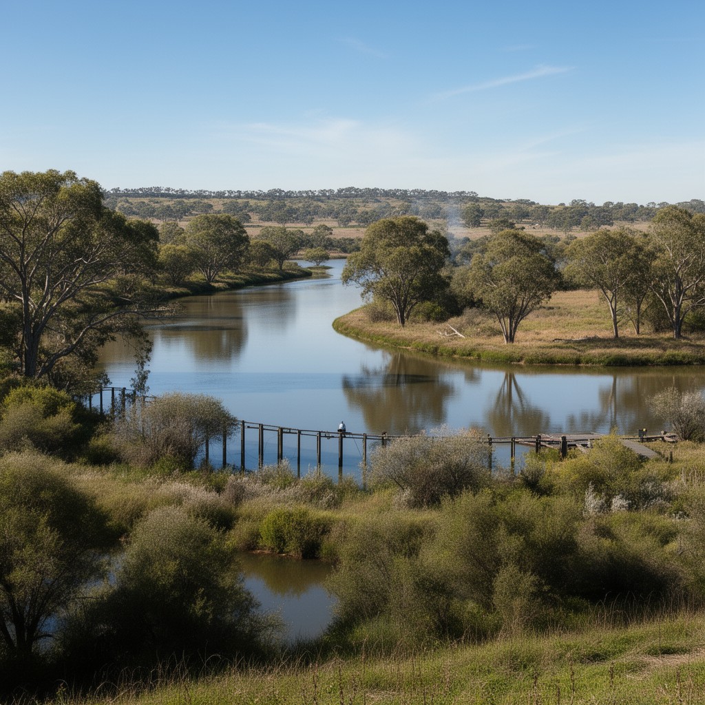 AI-generated illustration of Yass River