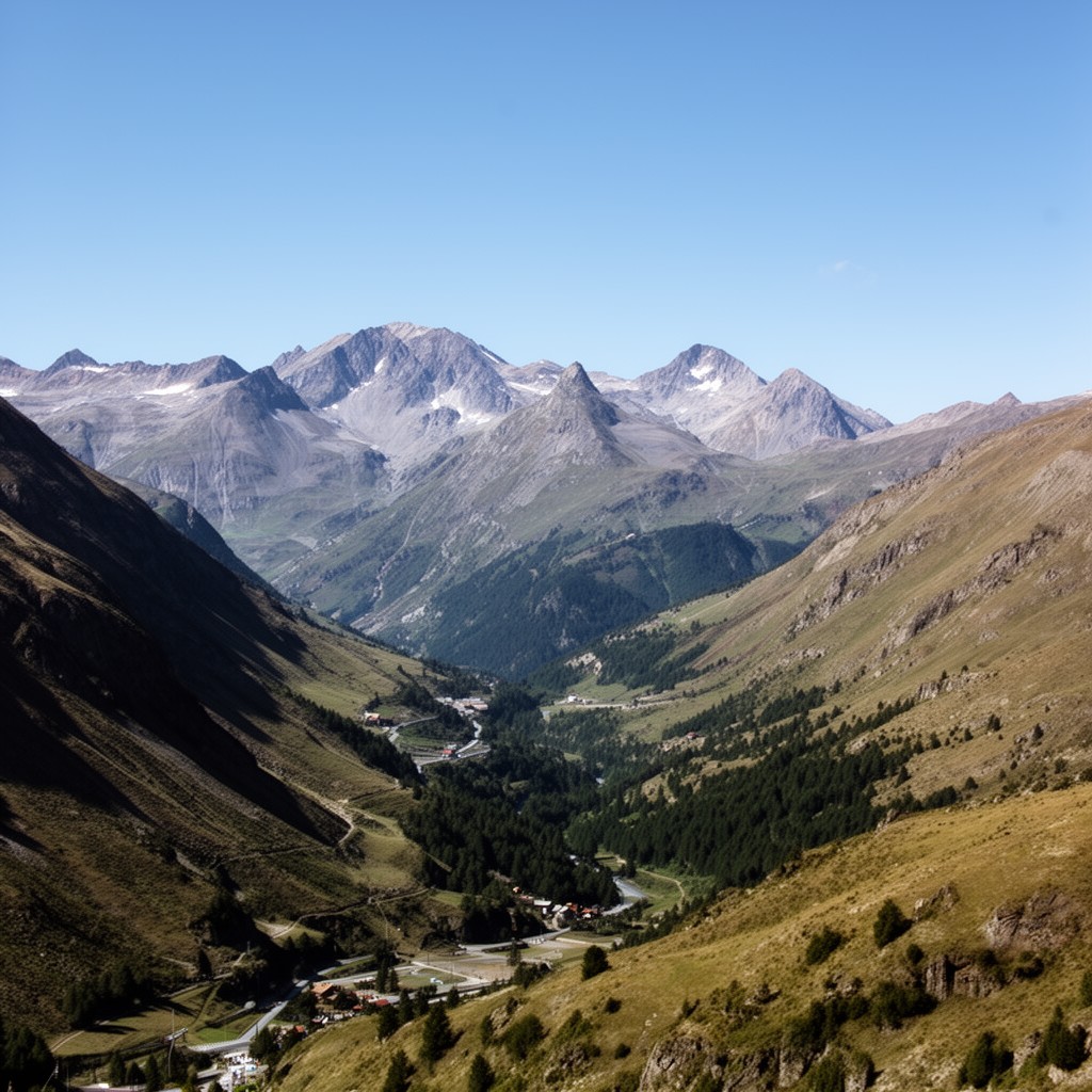 AI-generated illustration of Val d’Aran