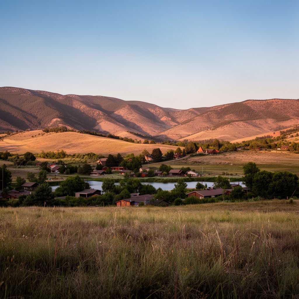 AI-generated illustration of Beulah Valley, Colorado