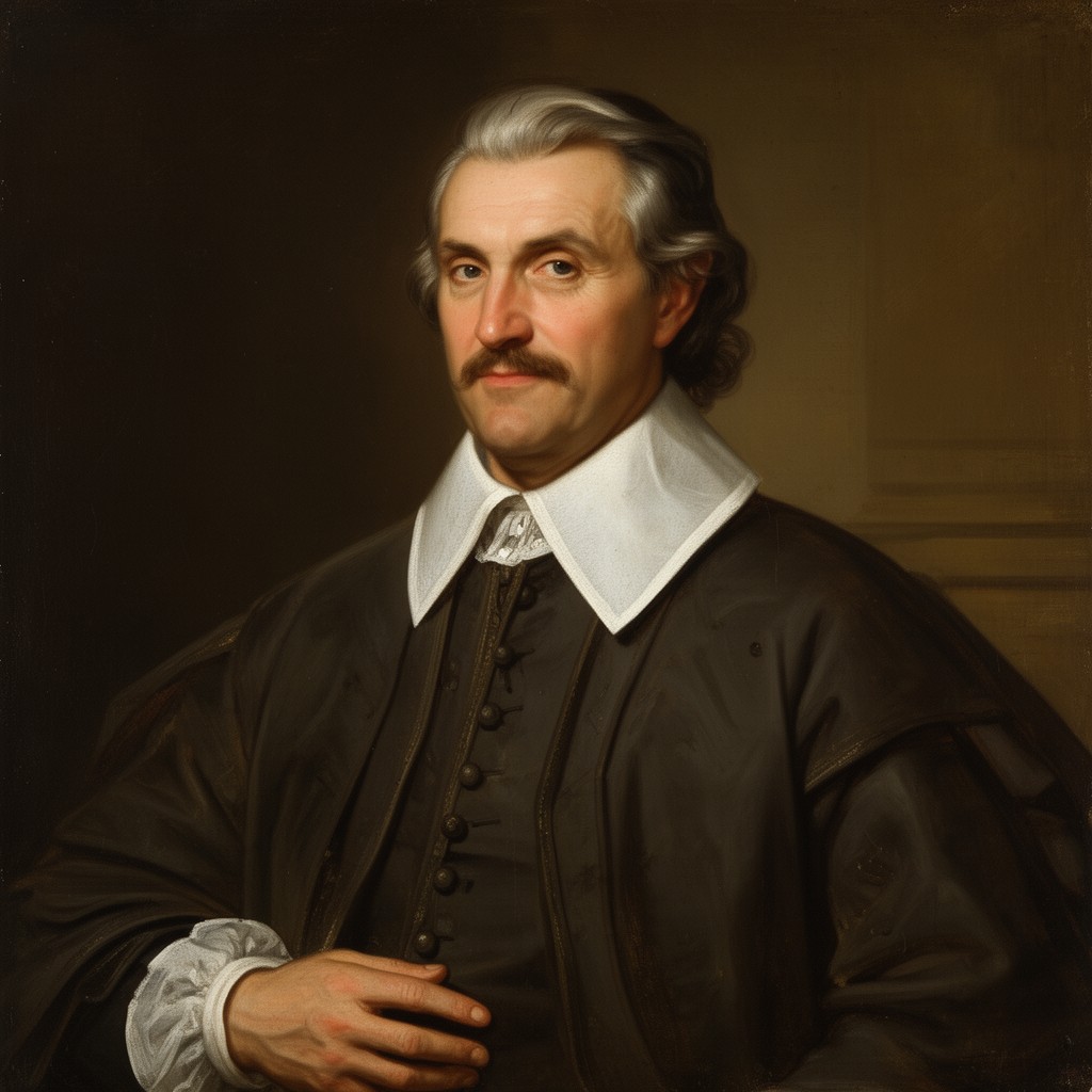 AI-generated illustration of John Leverett