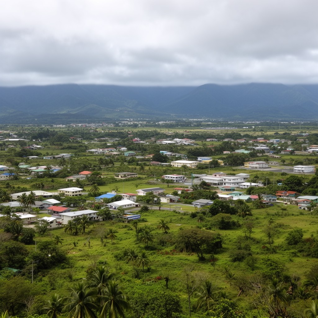 AI-generated illustration of Yigo, Guam