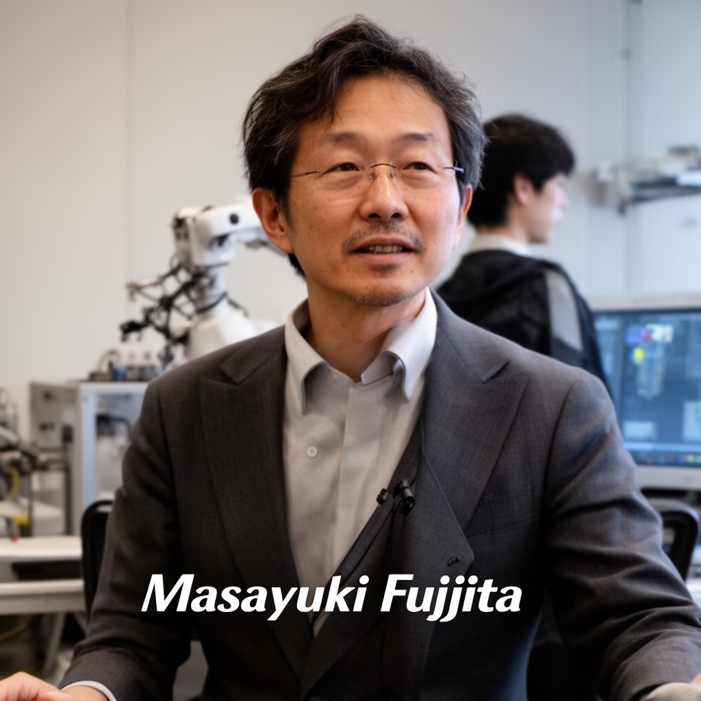 AI-generated illustration of Masayuki Fujita