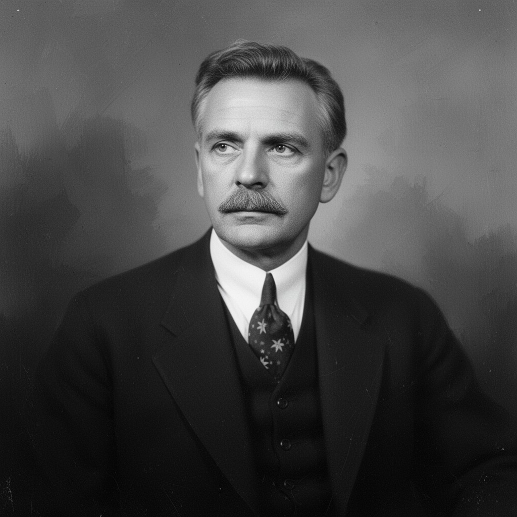 AI-generated illustration of John Flournoy Montgomery