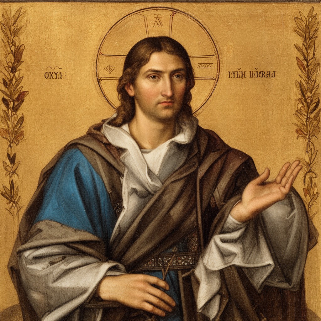 AI-generated illustration of hagiography "Life of St Martin" by Sulpicius Severus