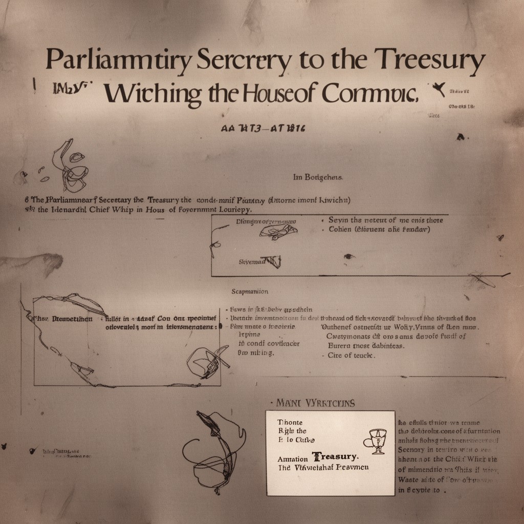 AI-generated illustration of Parliamentary Secretary to the Treasury
