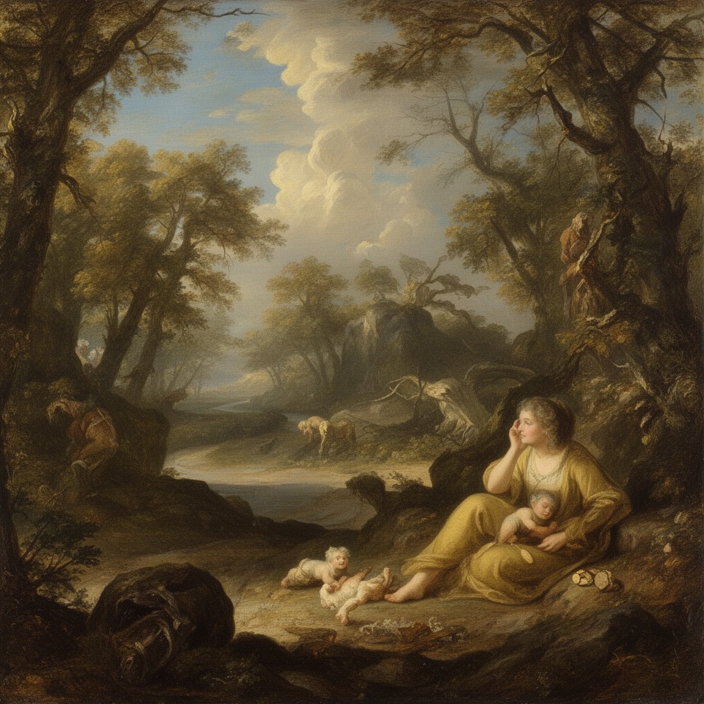 AI-generated illustration of Pre-Romanticism