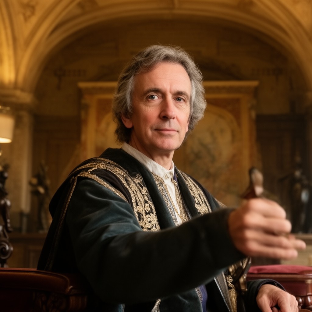 AI-generated illustration of Regius Professor of Modern History at the University of Cambridge