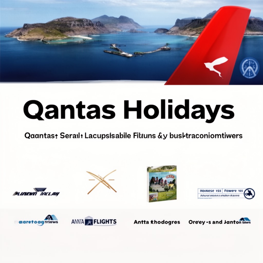AI-generated illustration of Qantas Holidays