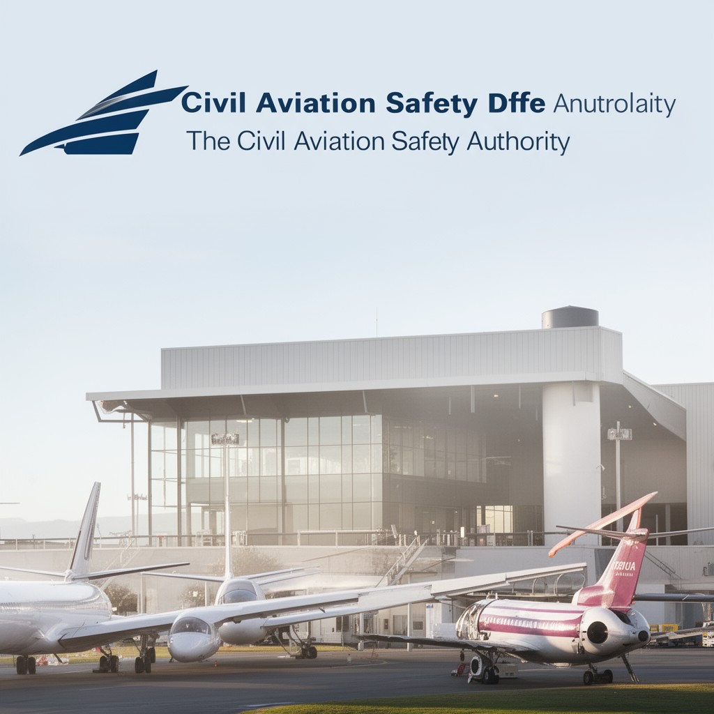 AI-generated illustration of Civil Aviation Safety Authority