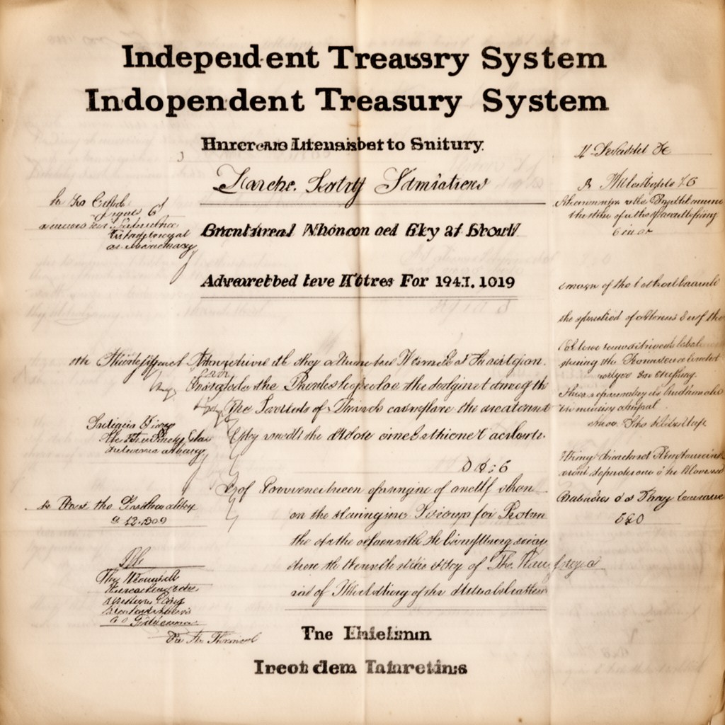 AI-generated illustration of Independent Treasury System
